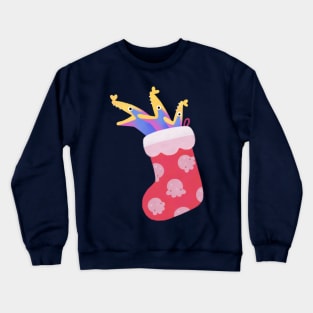 Christmas ribbon eel Crewneck Sweatshirt